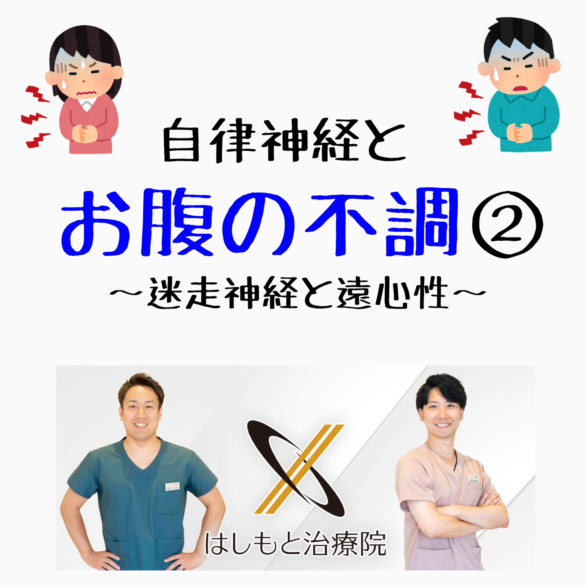自律神経とお腹の不調② 〜迷走神経と遠心性〜